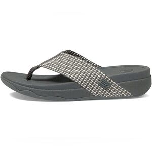 FitFlop Women's Surfa Toe Posts Sandals Flip Flops in Pewter